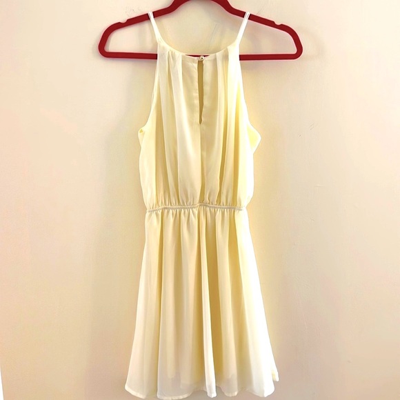 JJ Perfection Cream dress tee-strap flowing lightweight  Size S - Picture 1 of 11